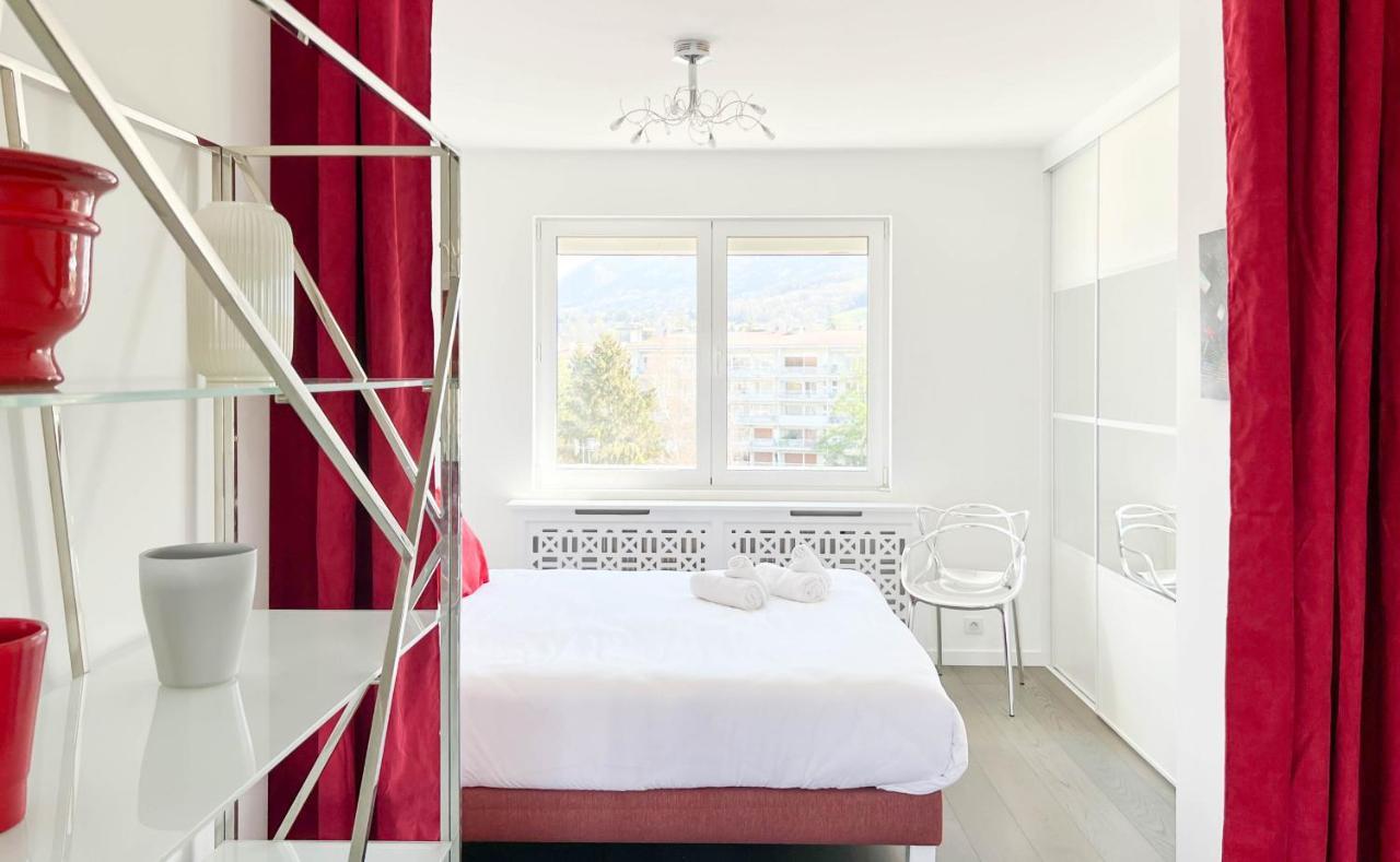 Penthouse Vue Incroyable Lac Et Montagnes 阿讷西 外观 照片