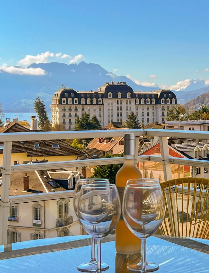 Penthouse Vue Incroyable Lac Et Montagnes 阿讷西 外观 照片